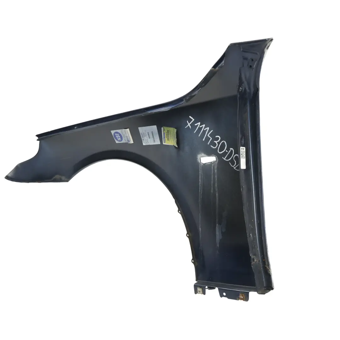  Aile BMW E60 E61 Avant Droite Aile latérale Tiefseeblau Blue - A76 - SKU 7111430-DSB1 - Numéro de pièce 7111430