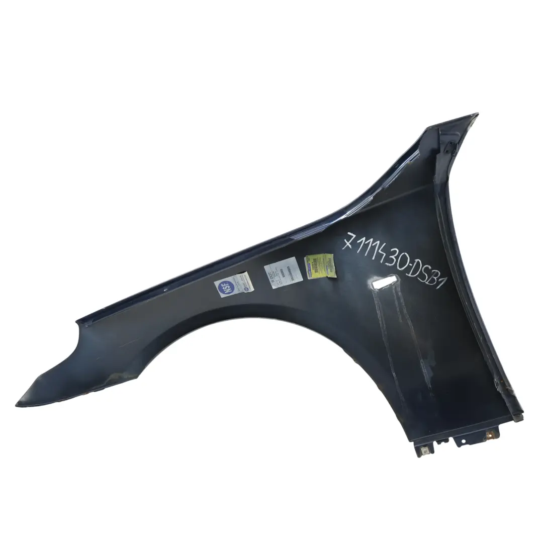 BMW E60 E61 Kotflügelverkleidung Vorne Rechts Seite Tiefseeblau Blau - A76 - SKU 7111430-DSB1 - Teilenummer 7111430