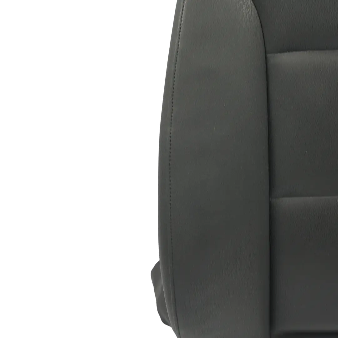 BMW E60 E61 Vordersitz Rückenlehne Leder Faux Cover Schwarz Links Rechts - SKU 7112933-3 - Teilenummer 7112933