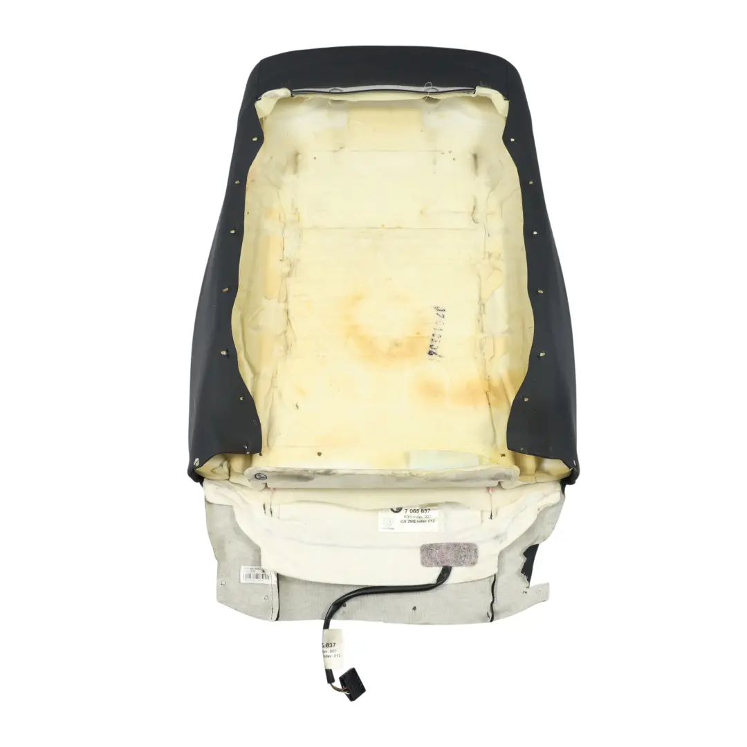 Oparcie Fotela Przedniego Skóra Czarne Lewe Prawe do BMW E60 E61 o numerze 7112933 BMW E60 E61 Oparcie Fotela Przedniego Skóra Czarne Lewe Prawe - SKU 7112933-3 - Numer Części 7112933