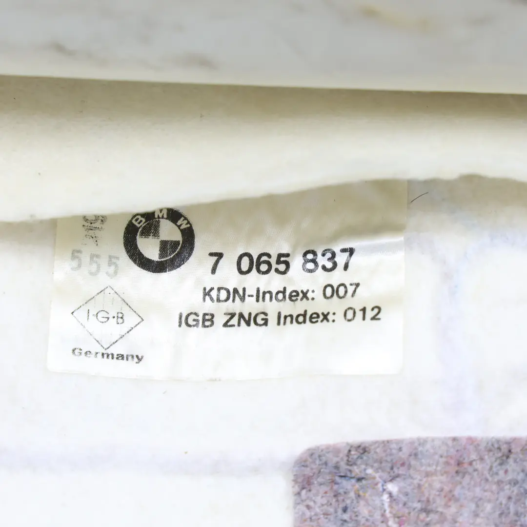 Oparcie Fotela Przedniego Skóra Czarne Lewe Prawe do BMW E60 E61 o numerze 7112933 BMW E60 E61 Oparcie Fotela Przedniego Skóra Czarne Lewe Prawe - SKU 7112933-3 - Numer Części 7112933