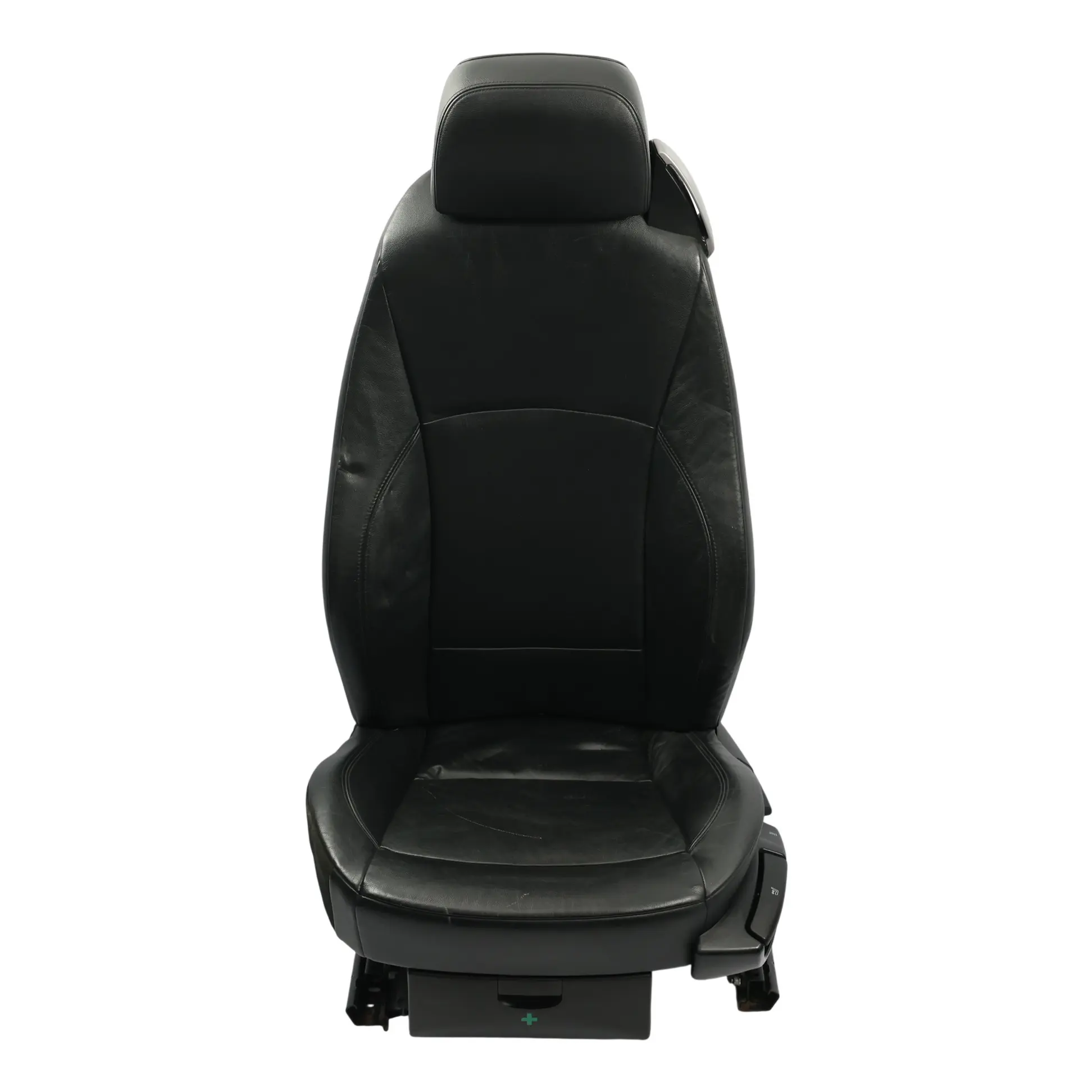 BMW Z4 E85 E86 Cabrio Asiento Calefactable Delantero Izquierdo Cuero Negro
