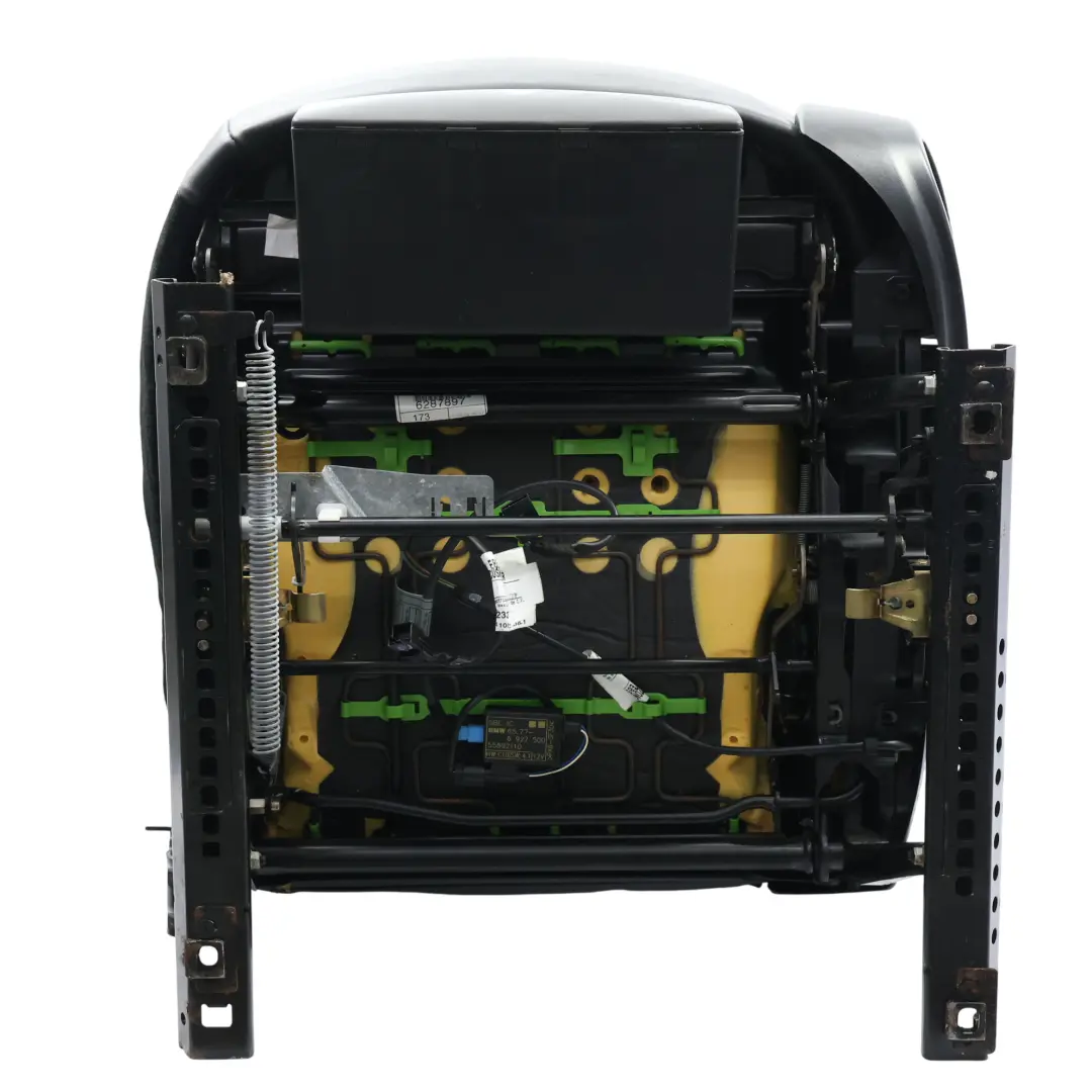 Sedile riscaldato anteriore sinistro in pelle nera per BMW Z4 E85 E86 Cabrio con numero di parte 7126343 BMW Z4 E85 E86 Cabrio Sedile riscaldato anteriore sinistro in pelle nera - SKU 7126343 - Numero di parte 7126343