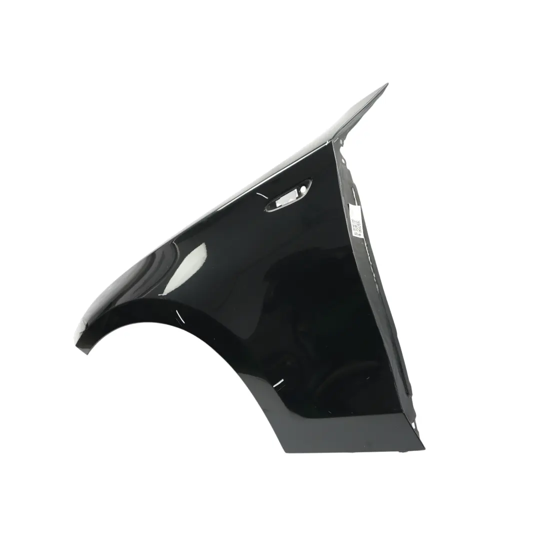 BMW E81 E87 Side Panel Wing Fender Front Left N/S Black Sapphire - 475 - SKU 7133227-BS1 - Part number 7133227