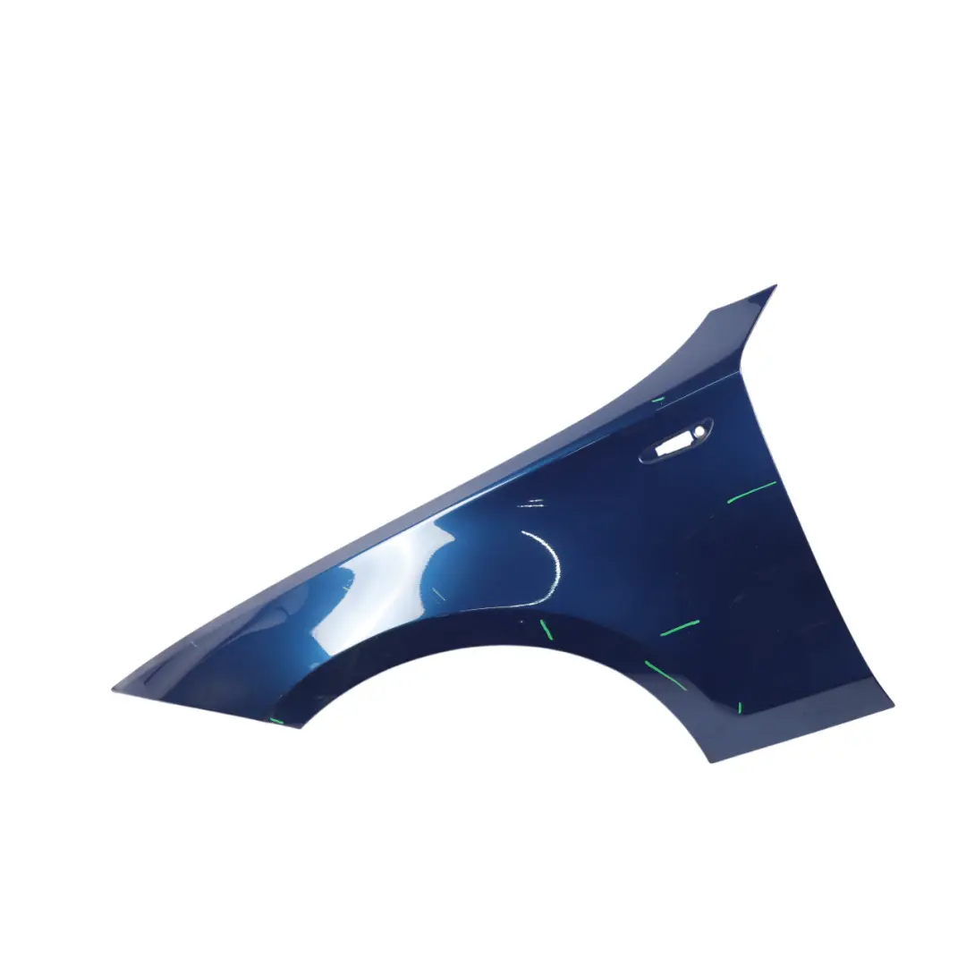 Side Panel Wing Fender Front Left N/S Le Mans Blau Blue Metallic 381 to BMW E81 E87 with Part number 7133227 BMW E81 E87 Side Panel Wing Fender Front Left N/S Le Mans Blau Blue Metallic 381 - SKU 7133227-LMB1 - Part number 7133227