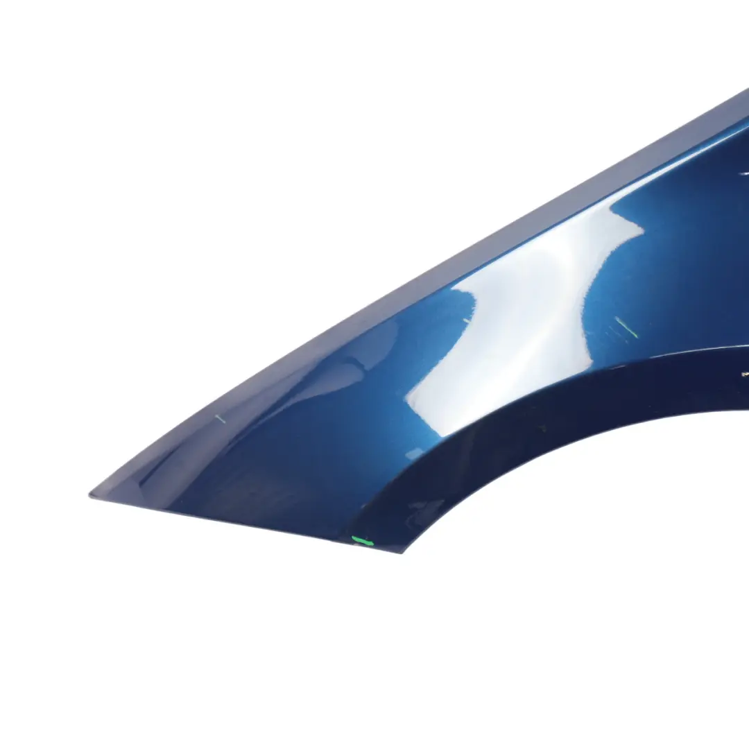 BMW E81 E87 Side Panel Wing Fender Front Left N/S Le Mans Blau Blue Metallic 381 - SKU 7133227-LMB1 - Part number 7133227