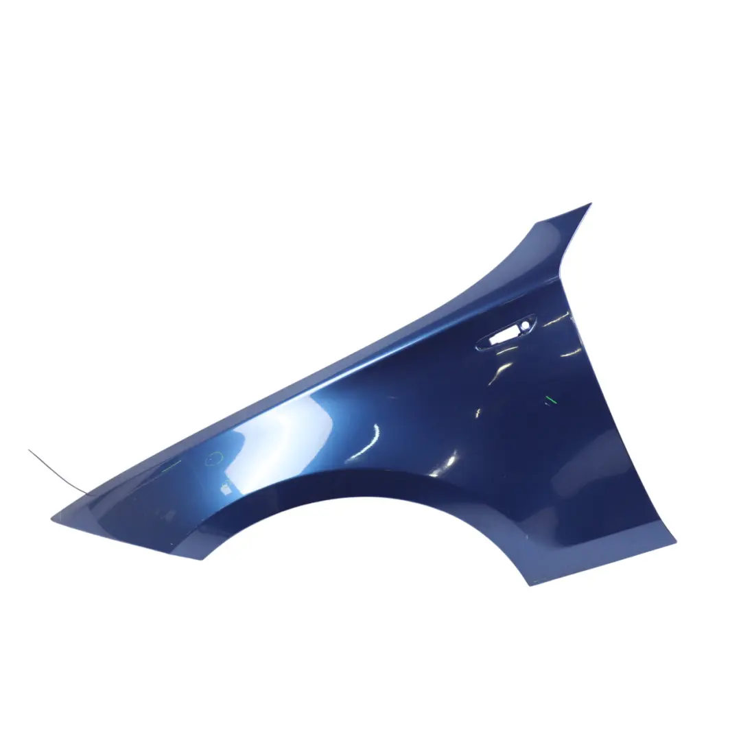 Side Panel Wing Fender Front Left N/S Montegoblau Blue - A51 to BMW E81 E87 with Part number 7133227 BMW E81 E87 Side Panel Wing Fender Front Left N/S Montegoblau Blue - A51 - SKU 7133227-MTB - Part number 7133227