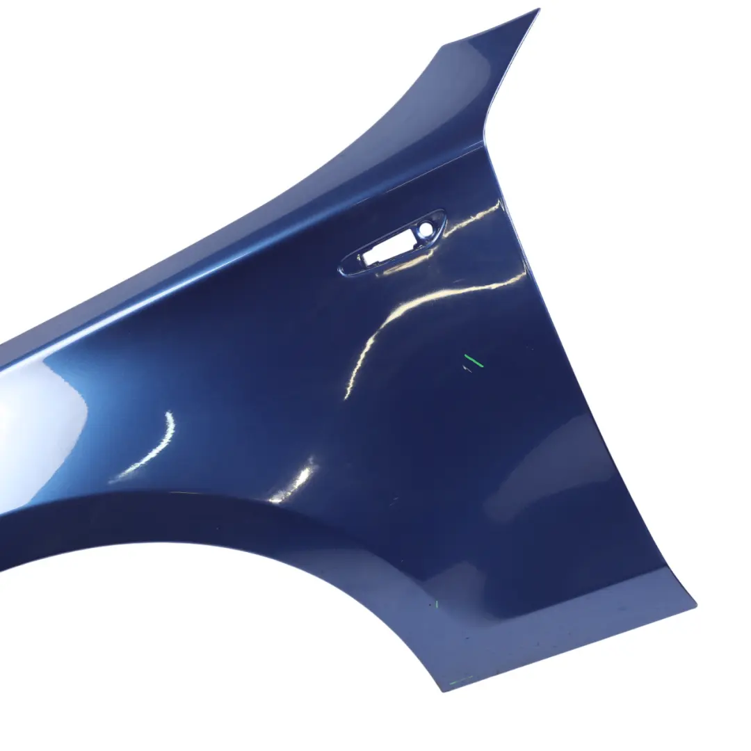 BMW E81 E87 Side Panel Wing Fender Front Left N/S Montegoblau Blue - A51 - SKU 7133227-MTB - Part number 7133227