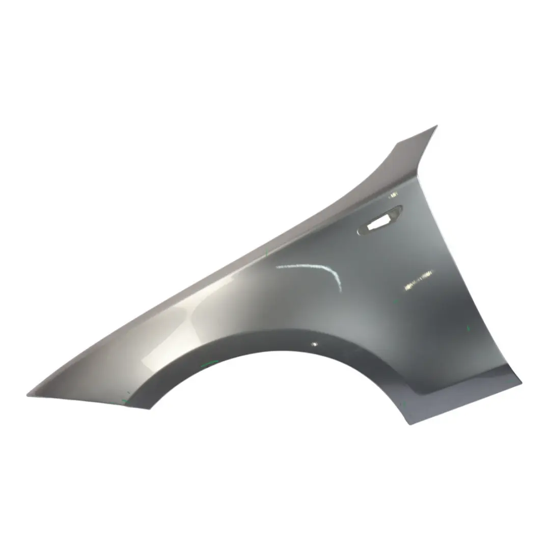 BMW E81 E87 Side Panel Wing Fender Front Left N/S Quarzblau Blau Blue - A18 - SKU 7133227-QB - Part number 7133227