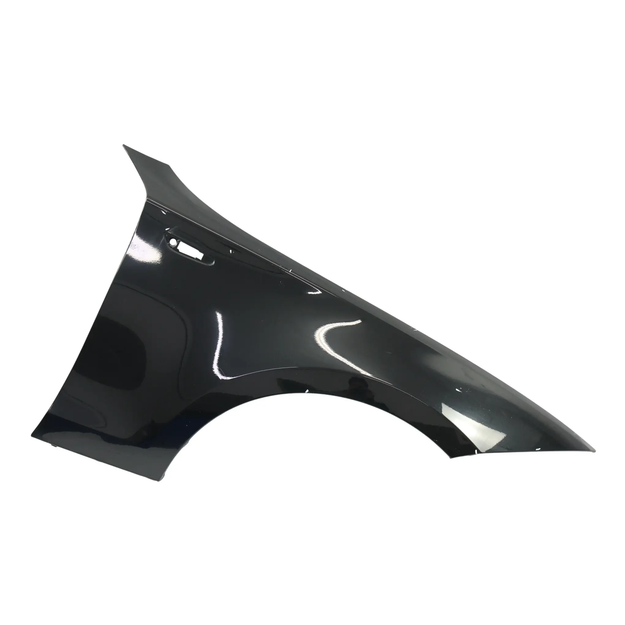 BMW E81 E87 Panneau lateral Aile Fender Avant Droite Black Sapphire Noir - 475