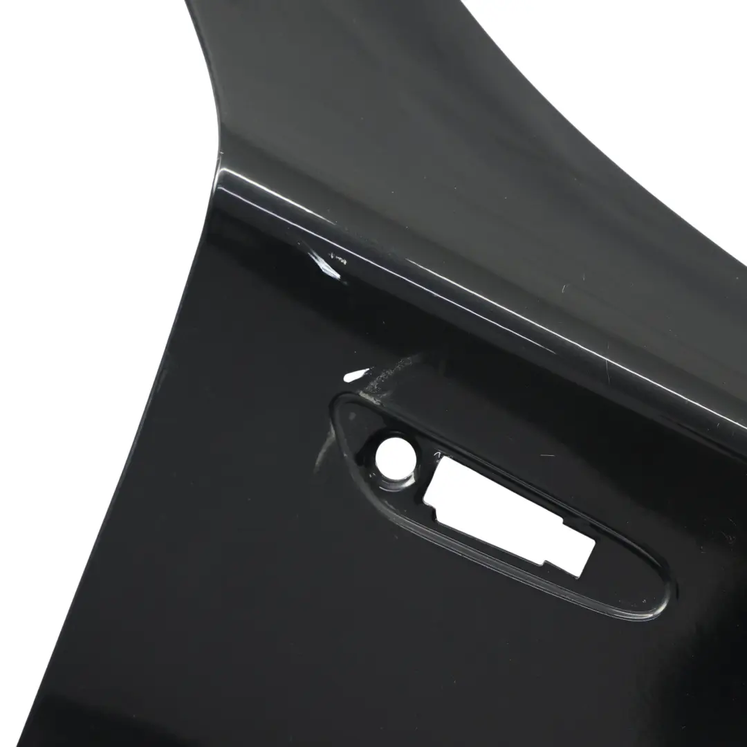 BMW E81 E87 Panneau lateral Aile Fender Avant Droite Black Sapphire Noir - 475 - SKU 7133228-BS - Numéro de pièce 7133228