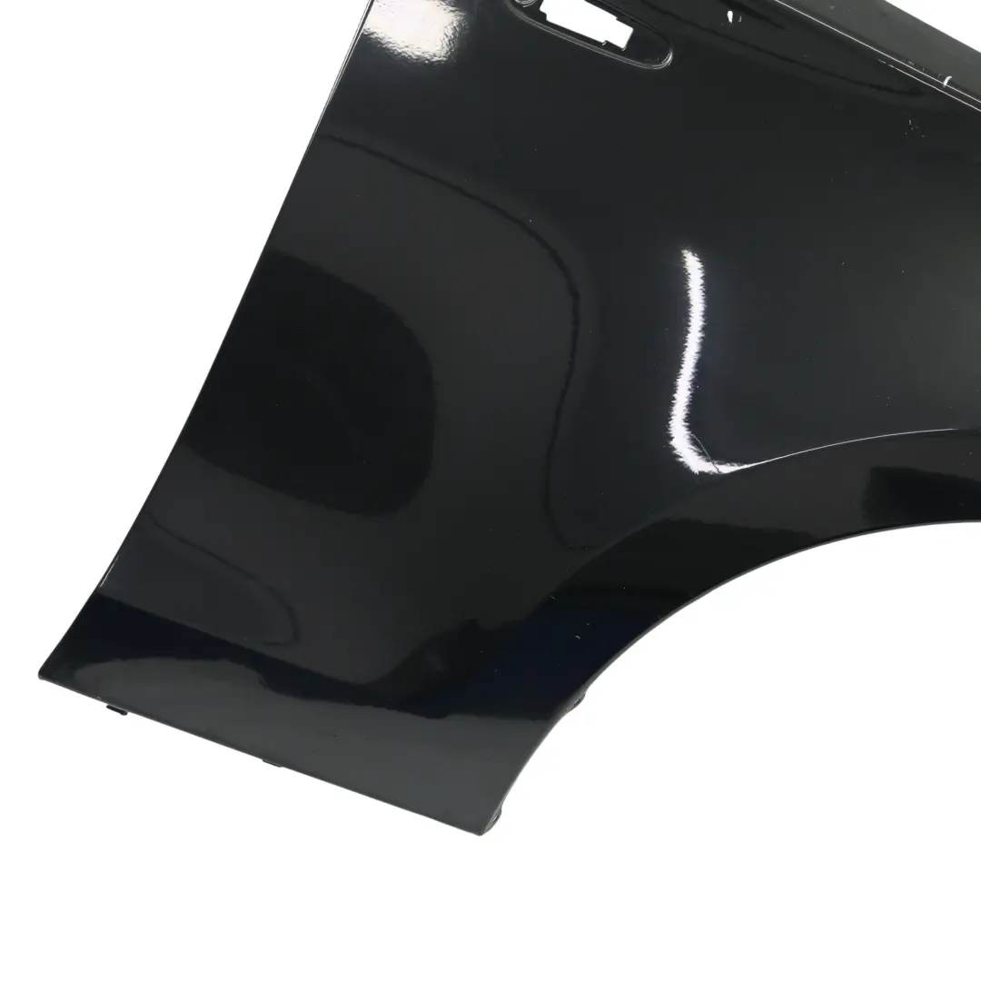 BMW E81 E87 Panneau lateral Aile Fender Avant Droite Black Sapphire Noir - 475 - SKU 7133228-BS - Numéro de pièce 7133228