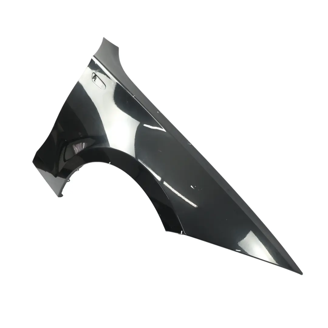 Side Panel Fender Wing Front Right O/S Black Sapphire Metallic 475 to BMW E81 E87 with Part number 7133228 BMW E81 E87 Side Panel Fender Wing Front Right O/S Black Sapphire Metallic 475 - SKU 7133228-BS - Part number 7133228