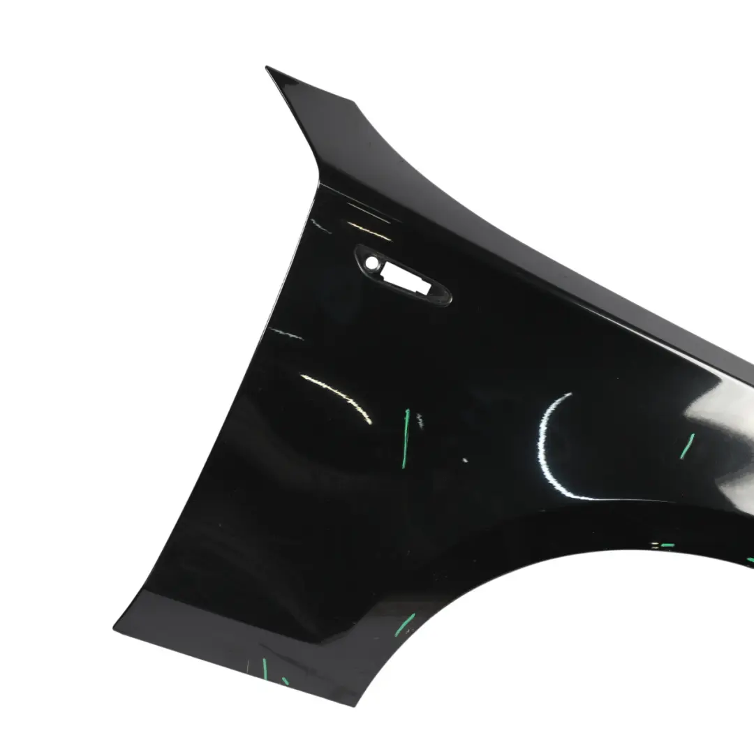 BMW E81 E87 Side Panel Fender Wing Front Right O/S Black Sapphire - 475 - SKU 7133228-BS1 - Part number 7133228