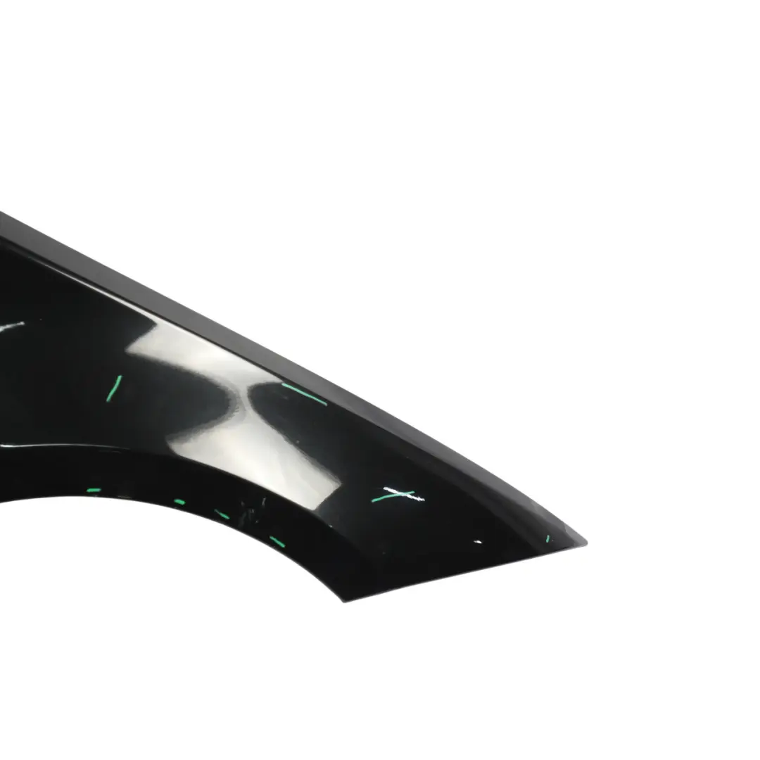 BMW E81 E87 Side Panel Fender Wing Front Right O/S Black Sapphire - 475 - SKU 7133228-BS1 - Part number 7133228