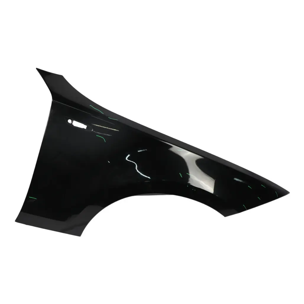 Side Panel Fender Wing Front Right O/S Black Sapphire - 475 to BMW E81 E87 with Part number 7133228 BMW E81 E87 Side Panel Fender Wing Front Right O/S Black Sapphire - 475 - SKU 7133228-BS1 - Part number 7133228