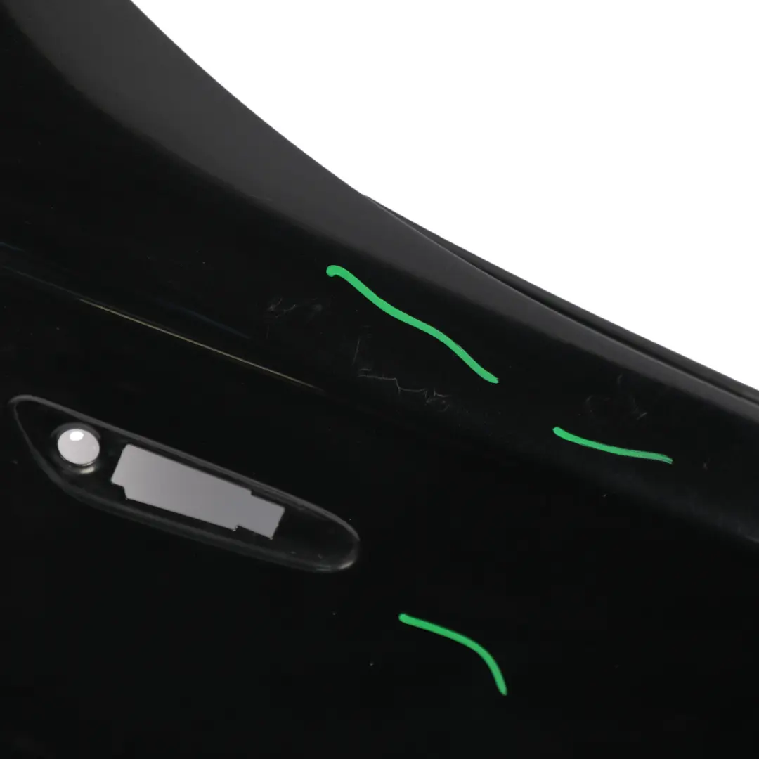 Side Panel Fender Wing Front Right O/S Black Sapphire - 475 to BMW E81 E87 with Part number 7133228 BMW E81 E87 Side Panel Fender Wing Front Right O/S Black Sapphire - 475 - SKU 7133228-BS1 - Part number 7133228