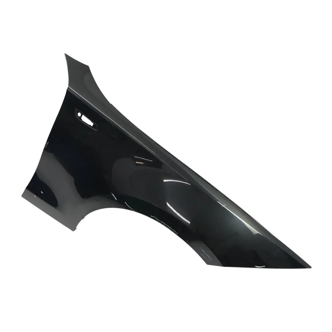 BMW E81 E87 Side Panel Fender Wing Front Right O/S Black Sapphire - 475 - SKU 7133228-BS2 - Part number 7133228