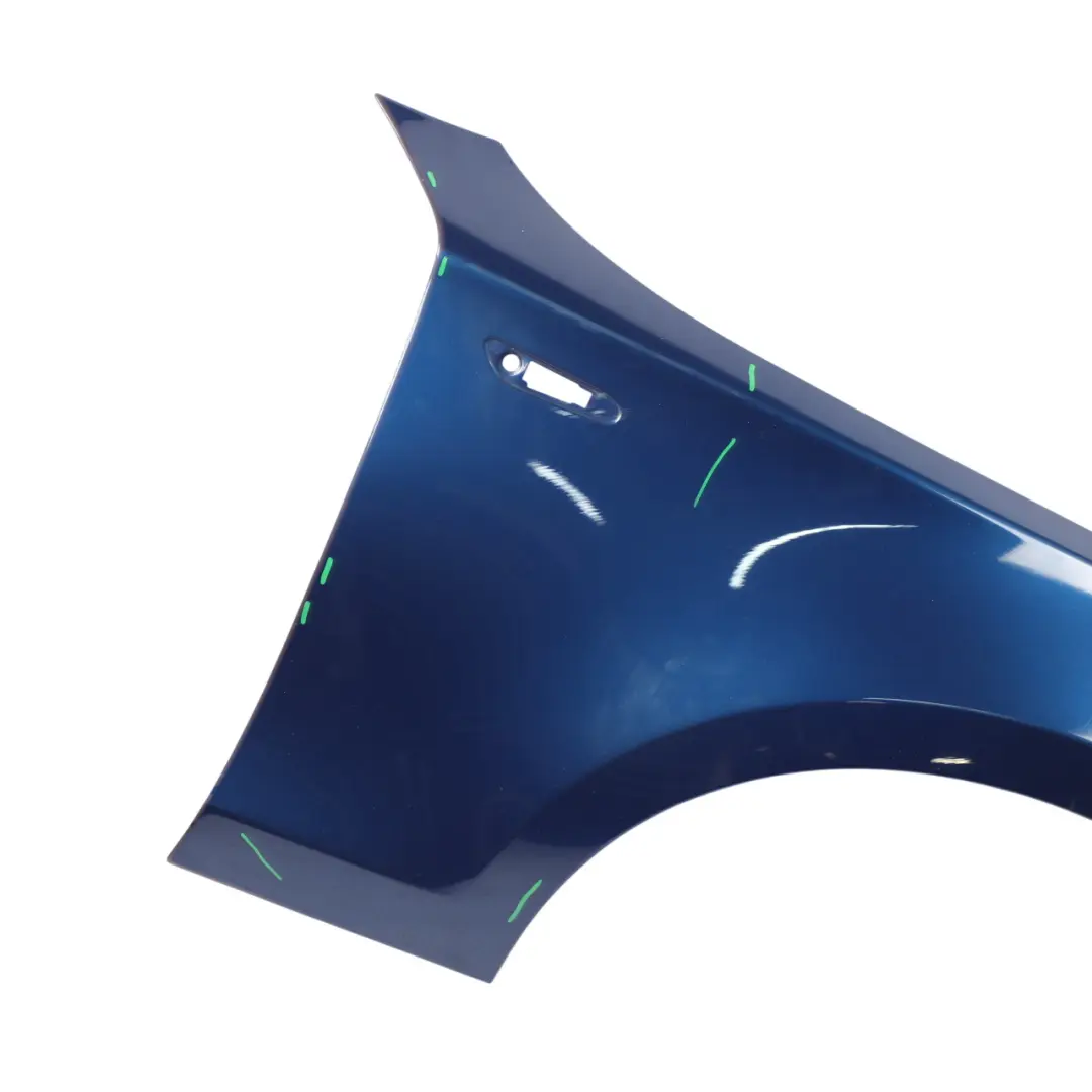 BMW E81 E87 Side Panel Fender Wing Front Right O/S Le Mans Blue Metallic - 381 - SKU 7133228-LMB1 - Part number 7133228