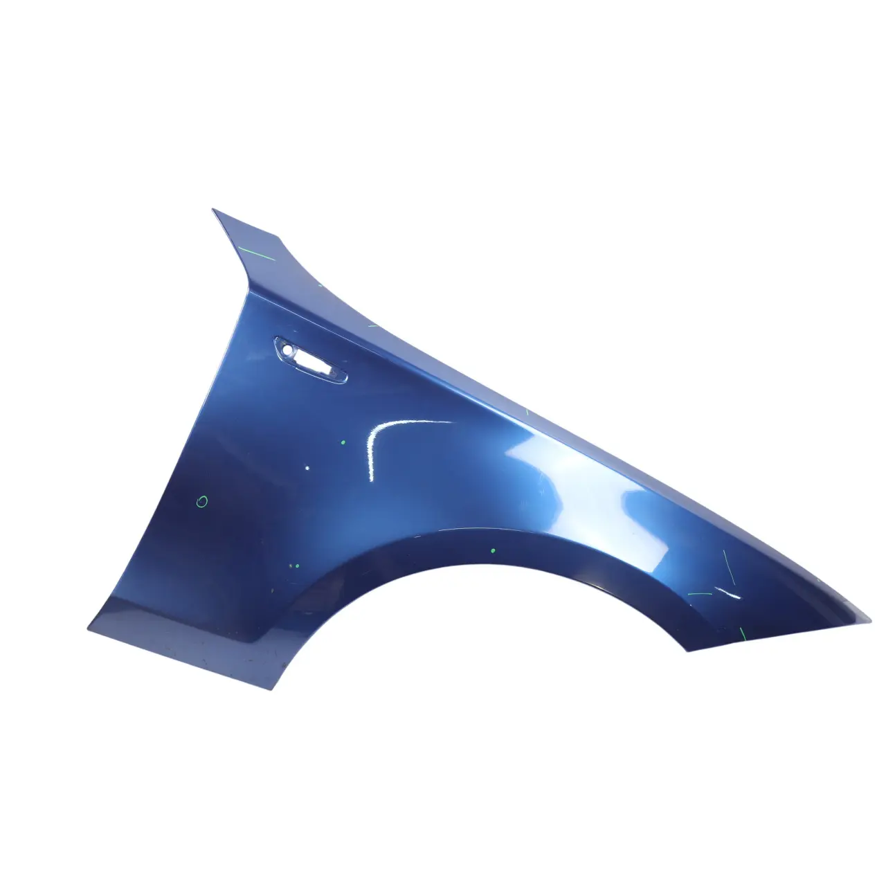 BMW E81 E87 Side Panel Fender Wing Front Right O/S Montegoblau Blue - A51
