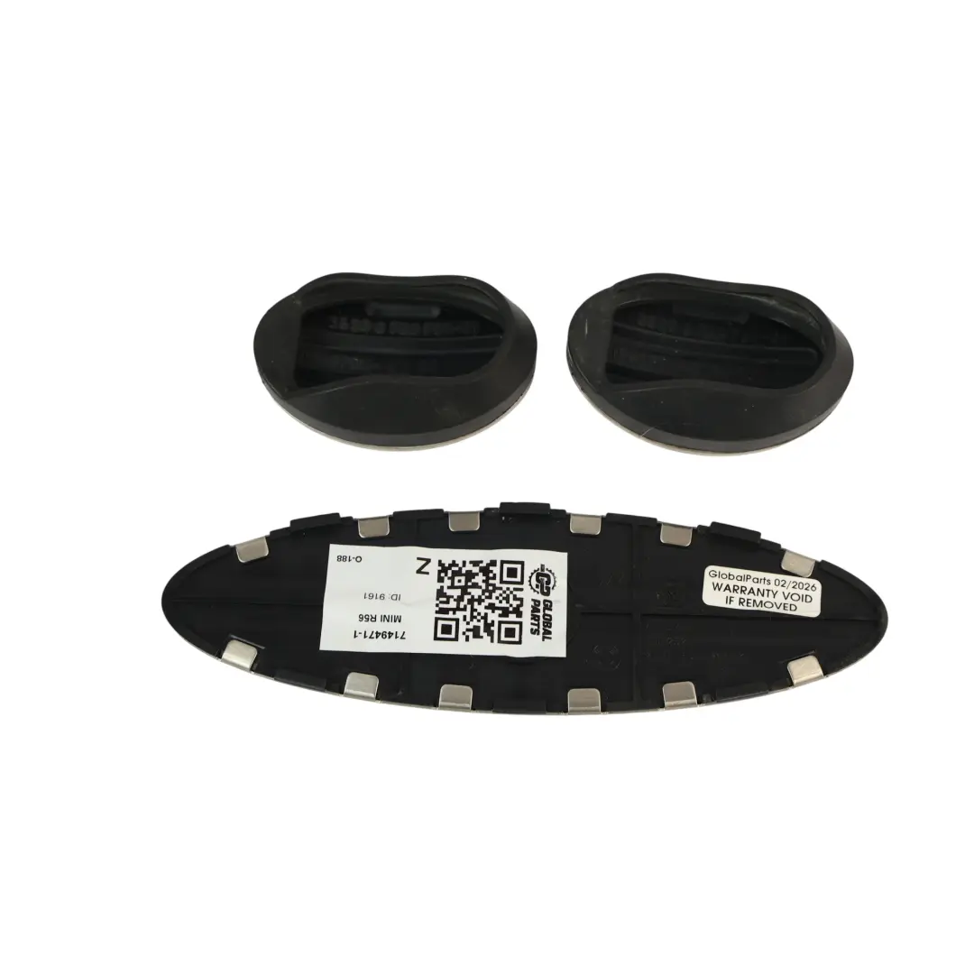 Poggiapiedi Pedale Freno Frizione Rivestimento SET per Mini Cooper R56 R57 con numero di parte 7149471 Mini Cooper R56 R57 Poggiapiedi Pedale Freno Frizione Rivestimento SET - SKU 7149471-1 - Numero di parte 7149471