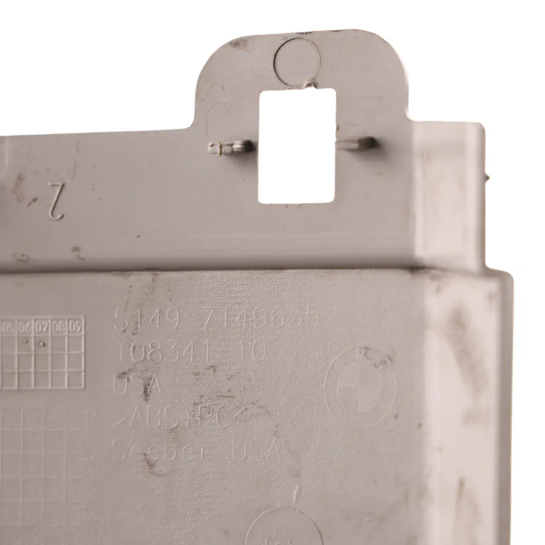 BMW X5 E70 Upper Trunk Boot Lid Tailgate Trim Panel Grey 7172123 - SKU 7149635 - Part number 7149635