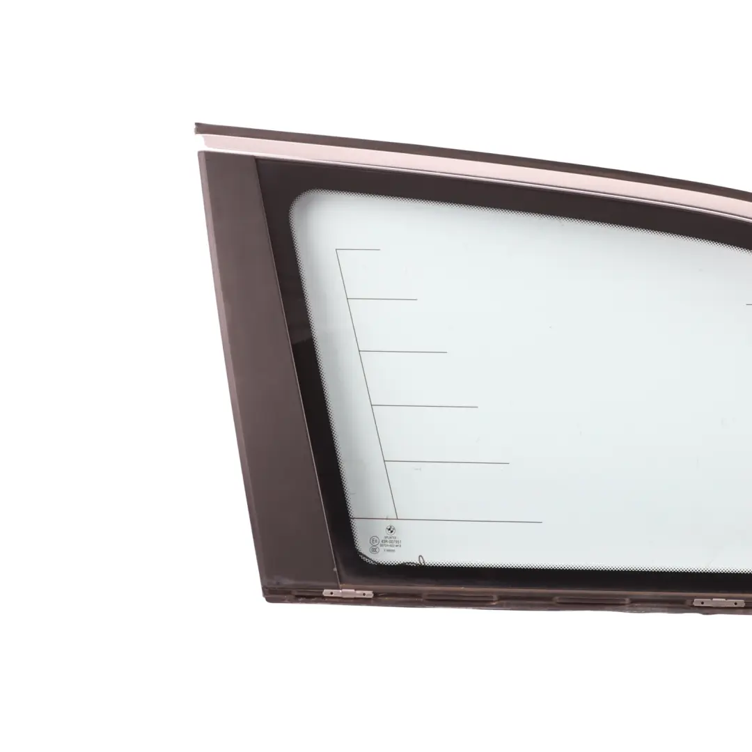 BMW E61 Touring Window Glass Quarter Rear Left N/S Side Green AS2 - SKU 7163607-2 - Part number 7163607