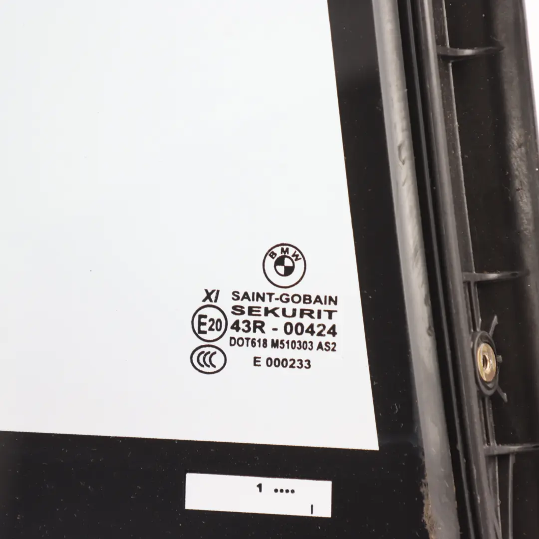 Side Window Glass Fixed Green Glazing AS2 Rear Right Door O/S to BMW F02 with Part number 7177854 BMW F02 Side Window Glass Fixed Green Glazing AS2 Rear Right Door O/S - SKU 7177854 - Part number 7177854