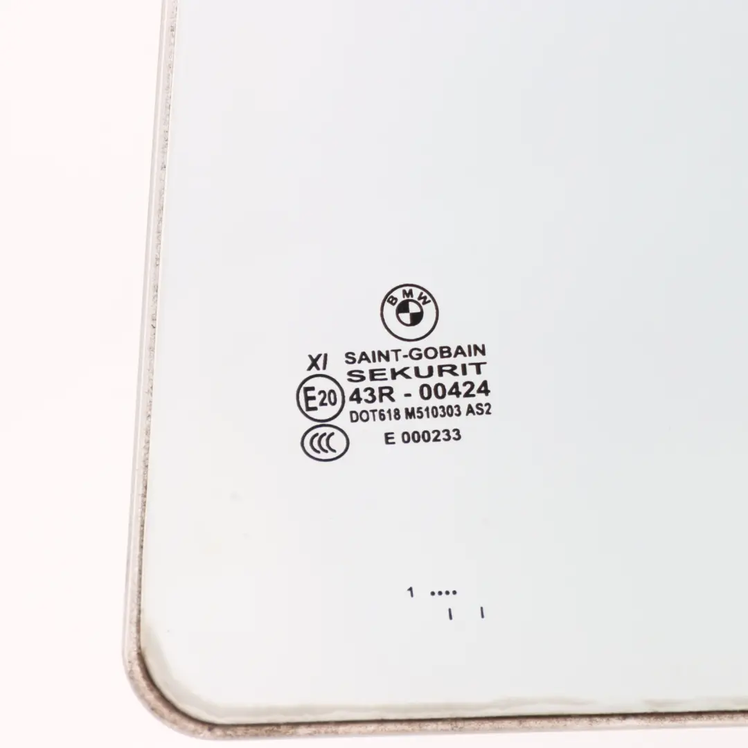 BMW F02 F04 Side Window Glass Green Rear Left N/S - SKU 7182103 - Part number 7182103