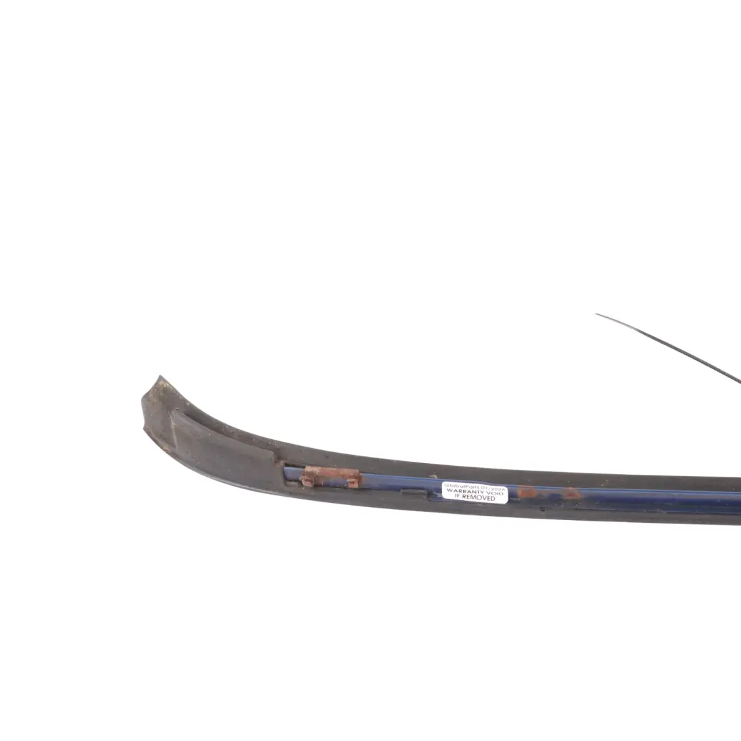 Front Strip Trim Windscreen Drip Right O/S Le Mans Blau Metallic 381 to BMW E90 E91 with Part number 7184006 BMW E90 E91 Front Strip Trim Windscreen Drip Right O/S Le Mans Blau Metallic 381 - SKU 7184006-LMB - Part number 7184006