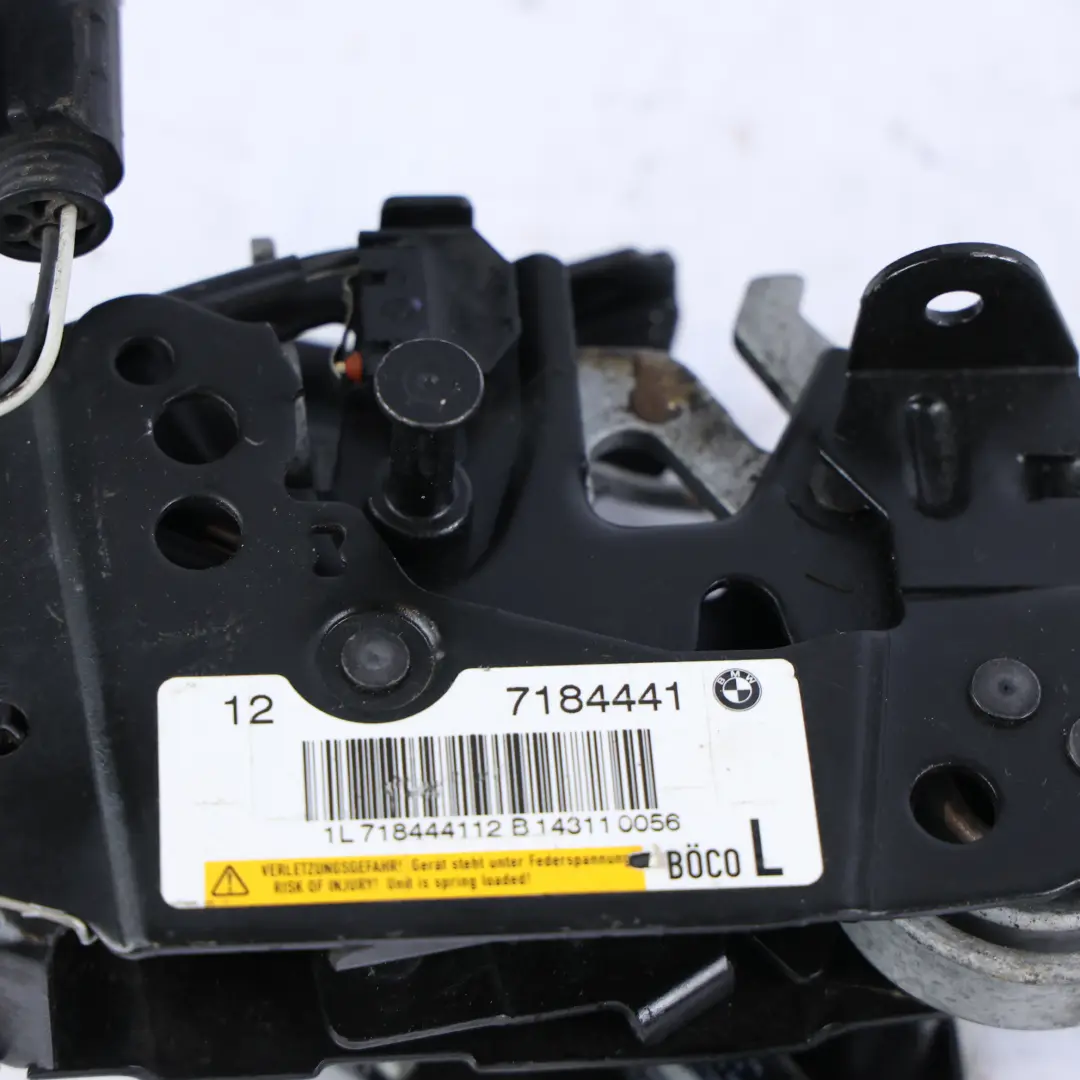 BMW F01 F02 F10 F11 Links Motorhauben Verriegelung Schnapp Mechanismus - SKU 7184441-1 - Teilenummer 7184441