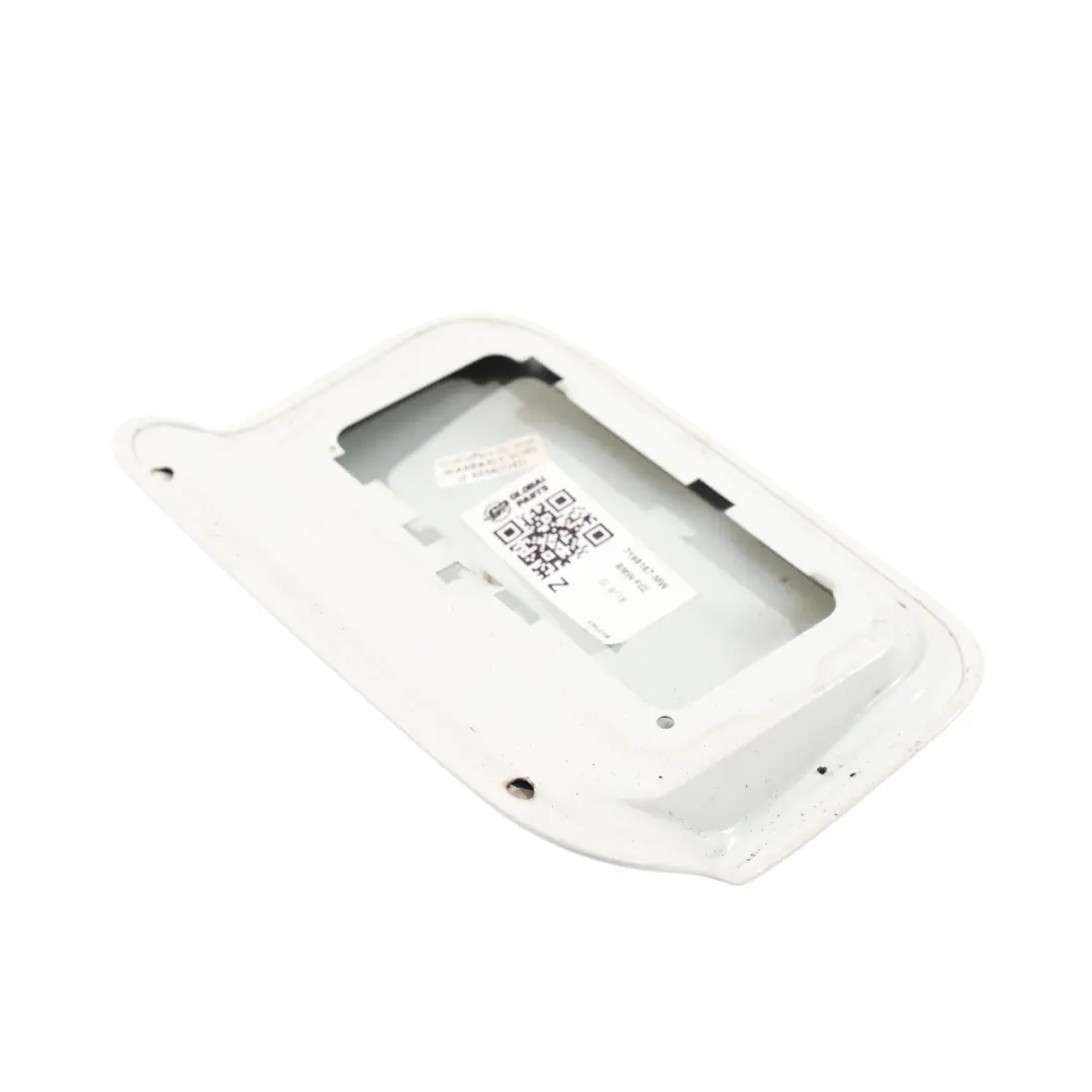 BMW F02 F03 F04 Kraftstoffklappe Tank Deckel Mineral Weiß - A96 - SKU 7198167-MW - Teilenummer 7198167