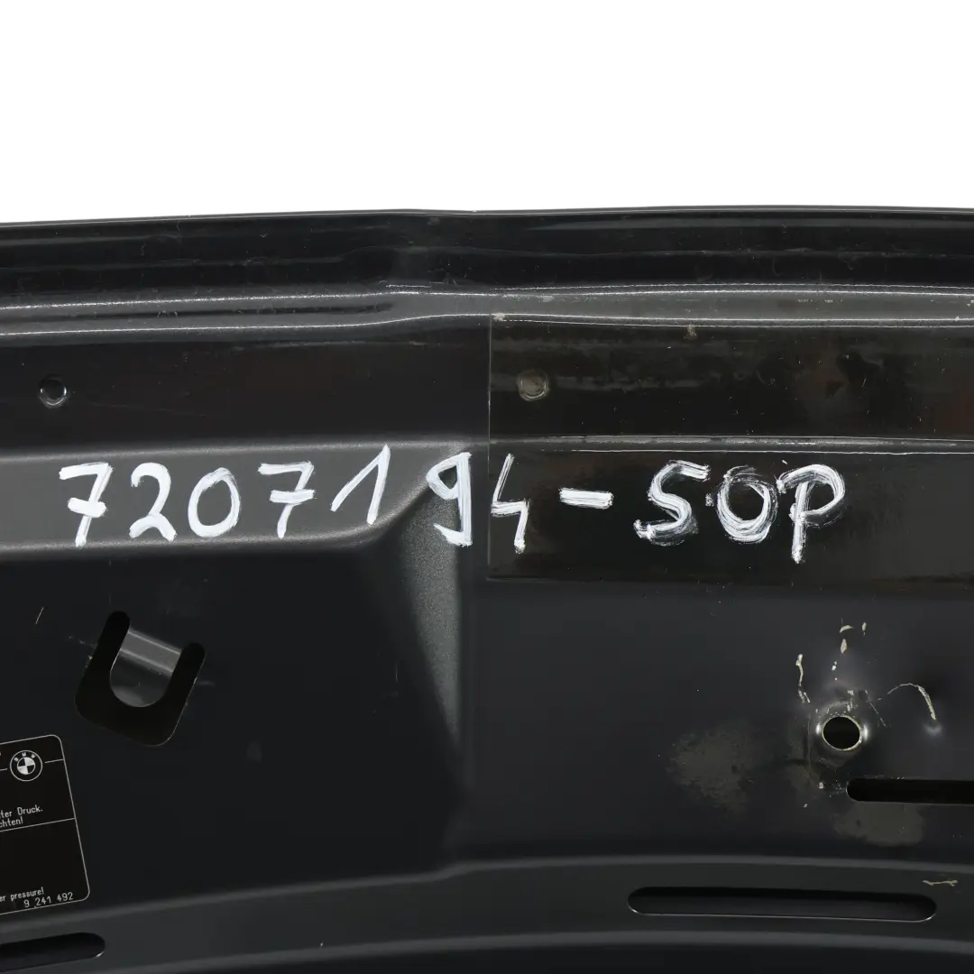  Hood Bonnet BMW F10 Aluminium Cover Panel Sophistograu Grey Metallic - A90 - SKU 7207194-SOP - Part number 7207194