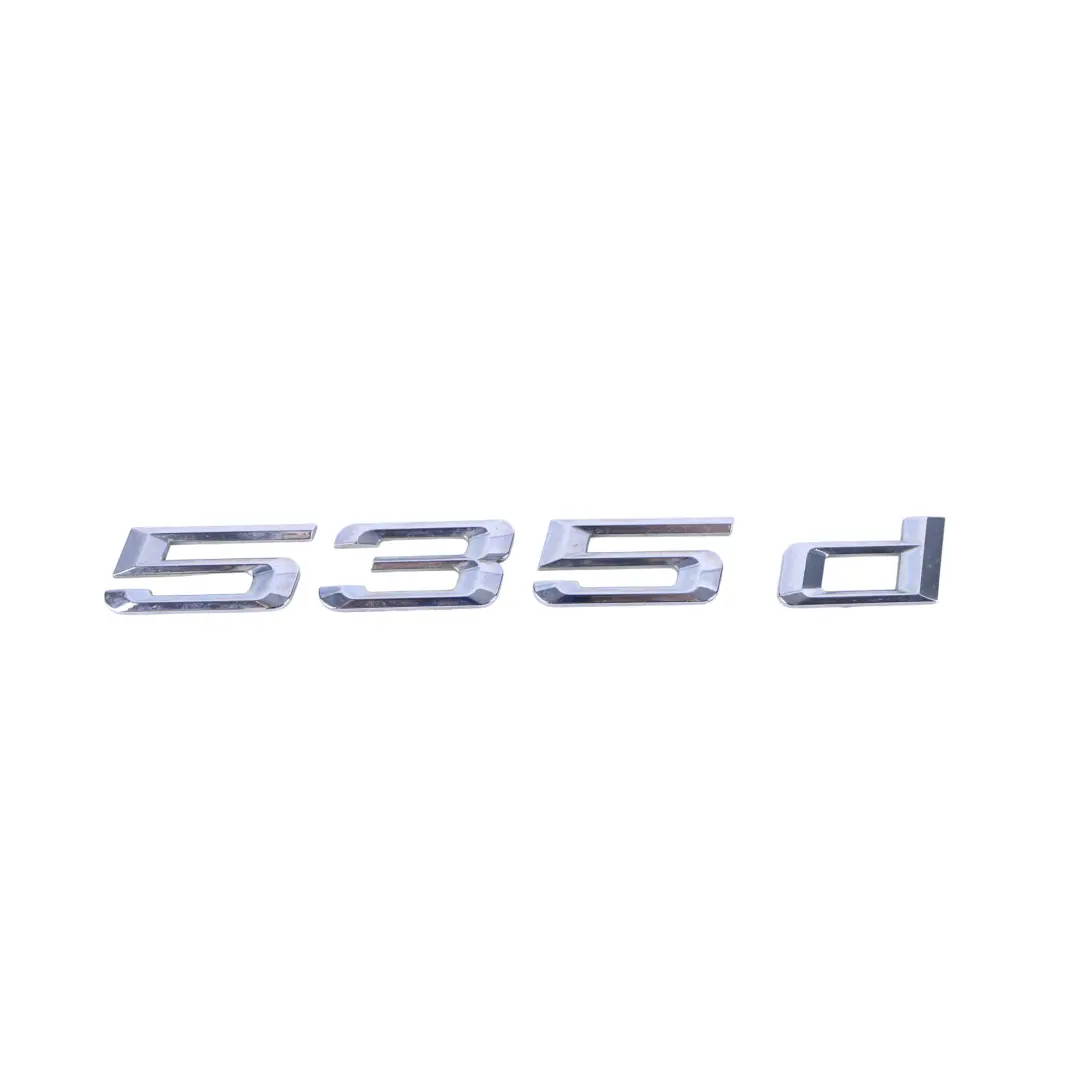 Insigne De Coffre Arrière Lettrage Emblème 535D pour BMW F10 à propos du numéro de pièce 7219550 BMW F10 Insigne De Coffre Arrière Lettrage Emblème 535D - SKU 7219550 - Numéro de pièce 7219550