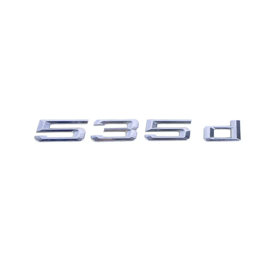 BMW F10 Stivale Posteriore Badge Lettering Emblema 535D - SKU 7219550 - Numero di parte 7219550