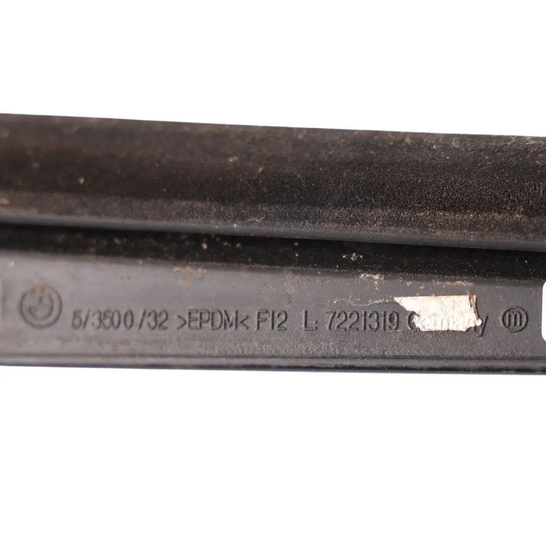 BMW F12 F12 LCI Weatherstrip Panel Cover Outer Left N/S Glanzschwarz - SKU 7221319 - Part number 7221319