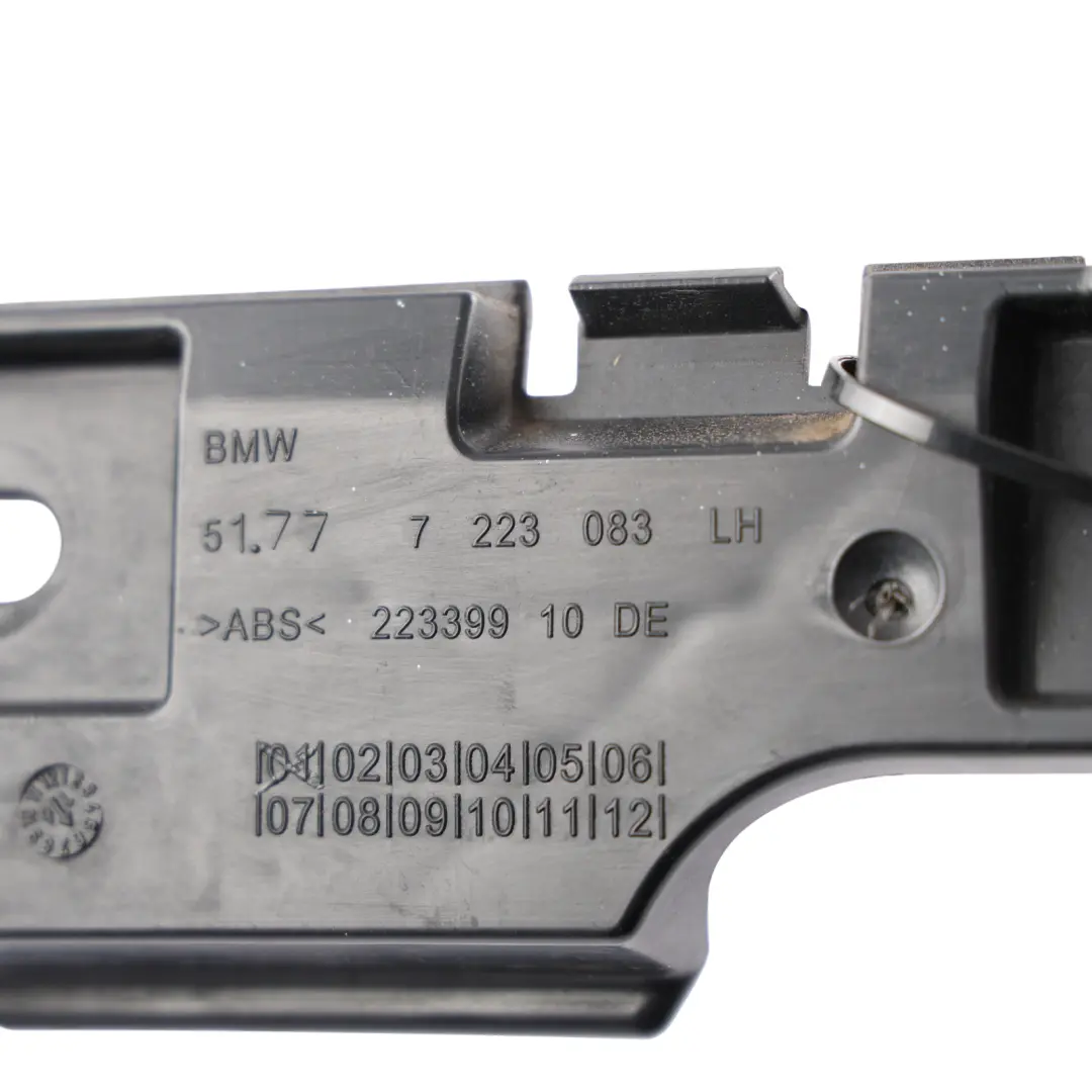 BMW F12 F12 LCI Sill Retaining Strip Holder Mount Bracket Rear Left N/S - SKU 7223083 - Part number 7223083