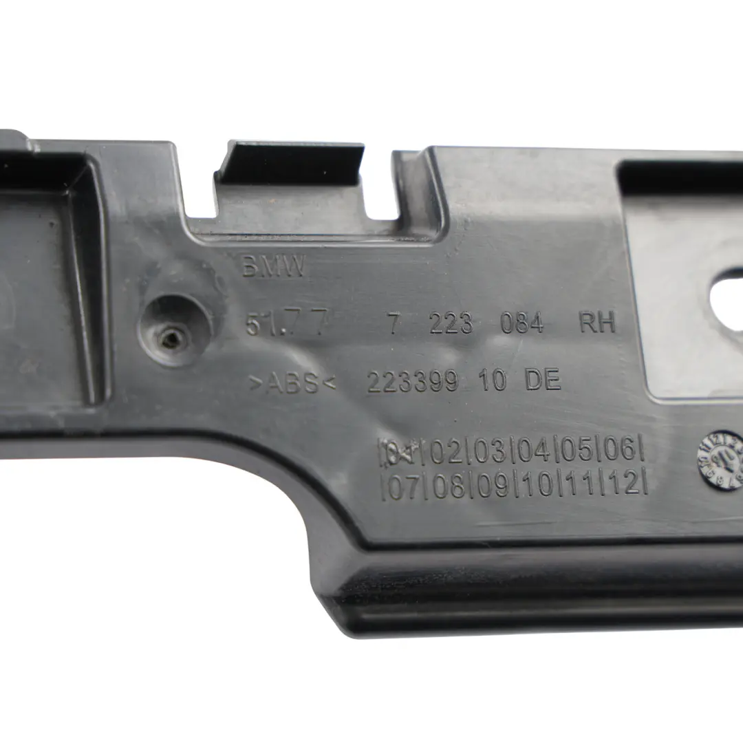 BMW F12 F12 LCI Sill Retaining Strip Holder Mount Bracket Rear Right O/S - SKU 7223084 - Part number 7223084