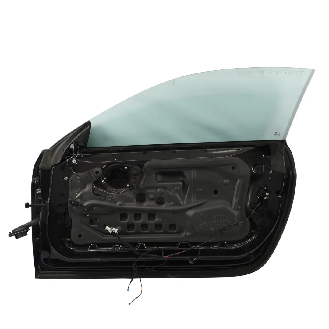 BMW F12 F13 Door Front Right O/S Rubinschwarz Ruby Black Metallic - S23 / X03 - SKU 7228570-RUB - Part number 7228570