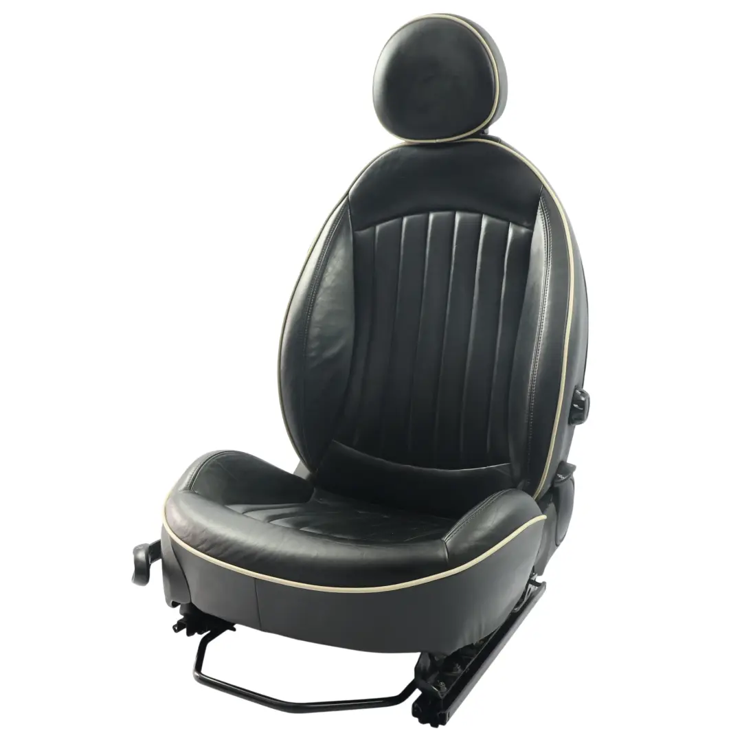 Cuero Negro Asiento Delantero Derecho para MINI Cooper One R55 R56 R57 Sport con número de pieza 7229550 MINI Cooper One R55 R56 R57 Sport Cuero Negro Asiento Delantero Derecho - SKU 7229550-3 - Número de pieza 7229550