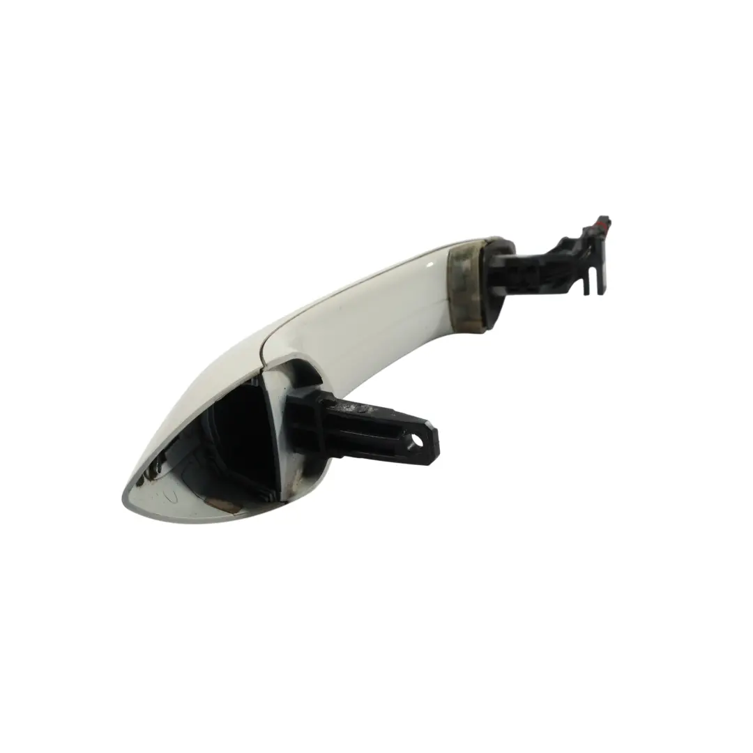 Manija De Puerta Exterior Trasera Derecha Blanco Alpino para BMW F10 F11 F01 con número de pieza 7231930 BMW F10 F11 F01 Manija De Puerta Exterior Trasera Derecha Blanco Alpino - SKU 7231930-AW1 - Número de pieza 7231930