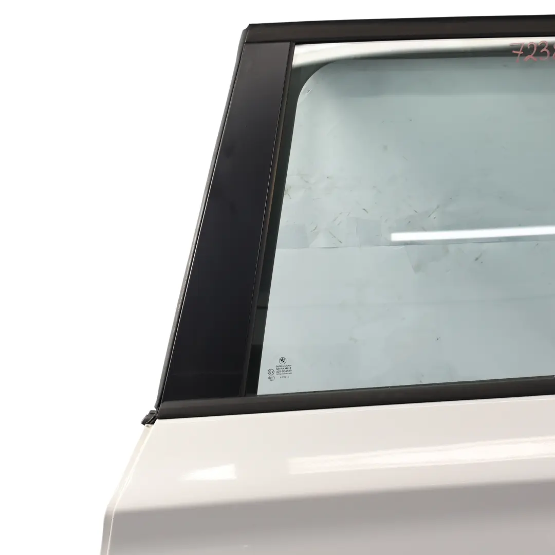Door Rear Left Alpinweiss Alpine White 3 - 300 to BMW X3 F25 with Part number 7238695 BMW X3 F25 Door Rear Left Alpinweiss Alpine White 3 - 300 - SKU 7238695-AW2 - Part number 7238695