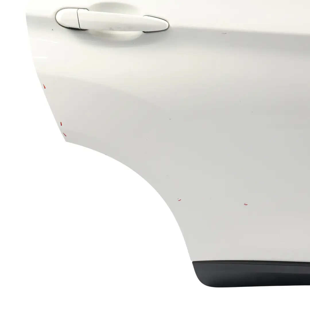 Door Rear Right O/S Alpinweiss Alpine White 3 - 300 to BMW X3 F25 with Part number 7238696 BMW X3 F25 Door Rear Right O/S Alpinweiss Alpine White 3 - 300 - SKU 7238696-AW - Part number 7238696
