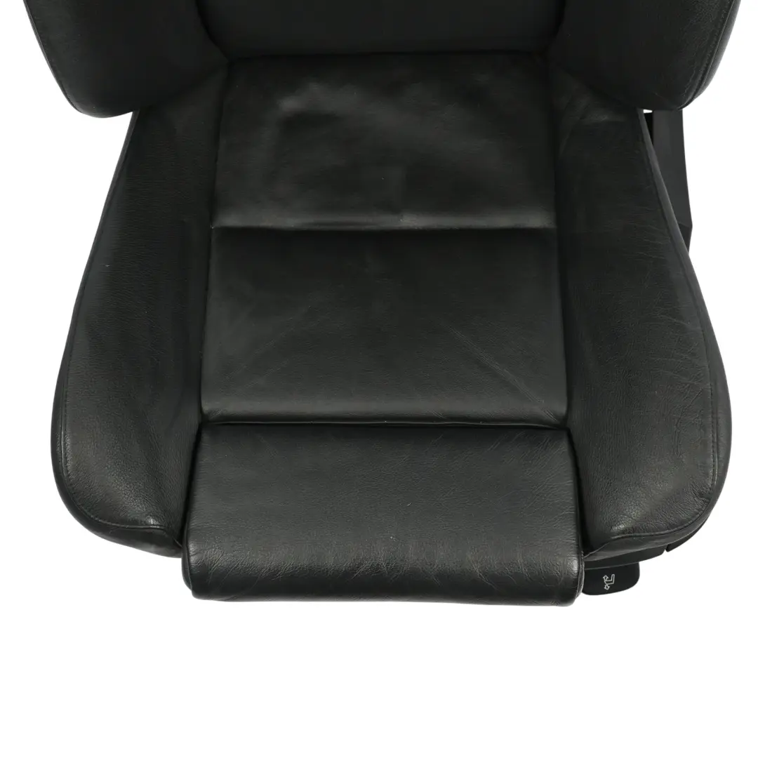 BMW E60 E61 M Sport Sedile Anteriore Pelle Nera Dakota Sinistra Interno - SKU 7249382-9 - Numero di parte 7249382