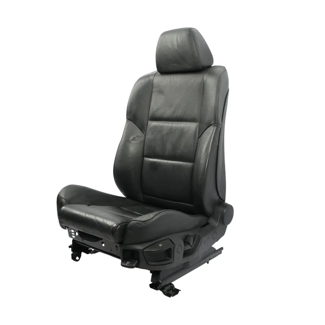 BMW E60 E61 M Sport Front Seat Interior Black Leather Dakota Left N/S - SKU 7249382-9 - Part number 7249382