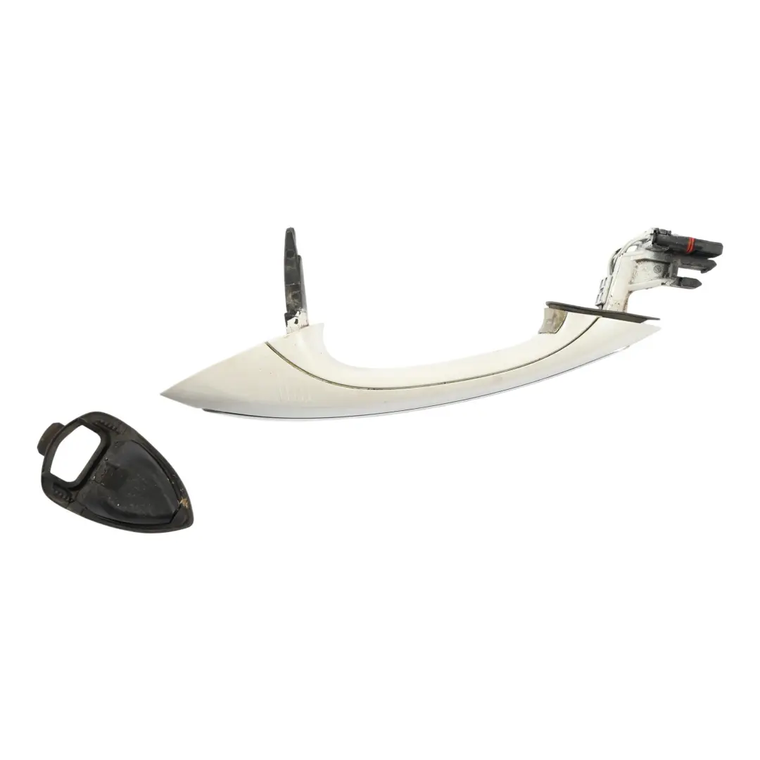 Tür Griff Hinten Rechts Mineral Weiß - A96 für BMW F01 F02 F07 F10 F11 F12 mit Teilenummer 7249980 BMW F01 F02 F07 F10 F11 F12 Tür Griff Hinten Rechts Mineral Weiß - A96 - SKU 7249980-MW - Teilenummer 7249980