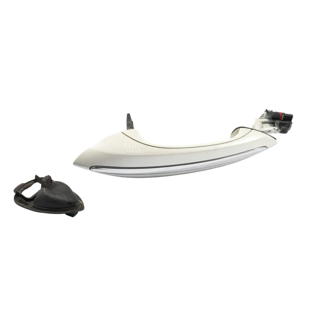 BMW F01 F02 F07 F10 F11 F12 Manija Puerta Trasera Derecha Blanco Mineral - A96 - SKU 7249980-MW - Número de pieza 7249980