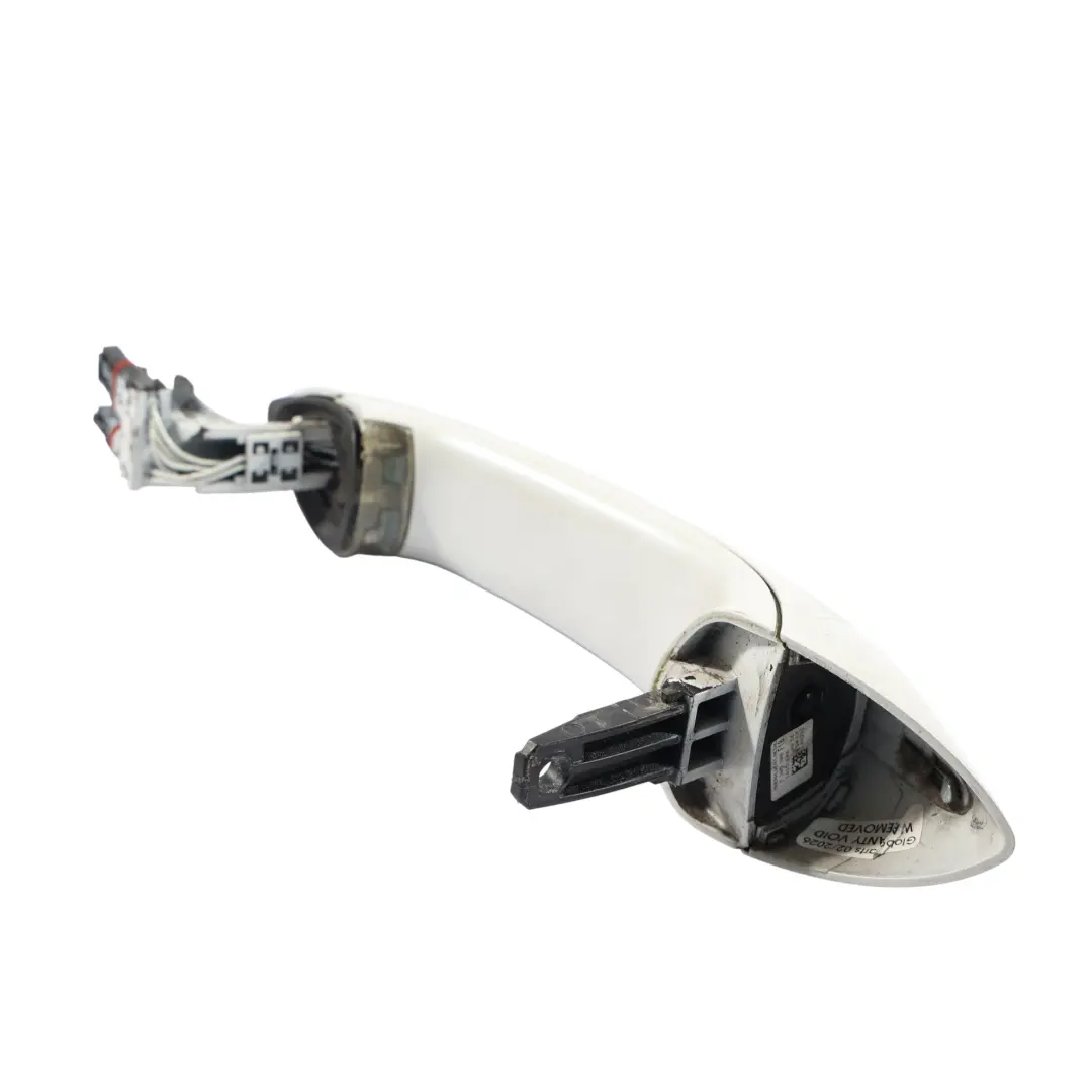 BMW F01 F02 F07 F10 F11 F12 Rear Door Grab Handle Right O/S Mineral White - A96 - SKU 7249980-MW - Part number 7249980