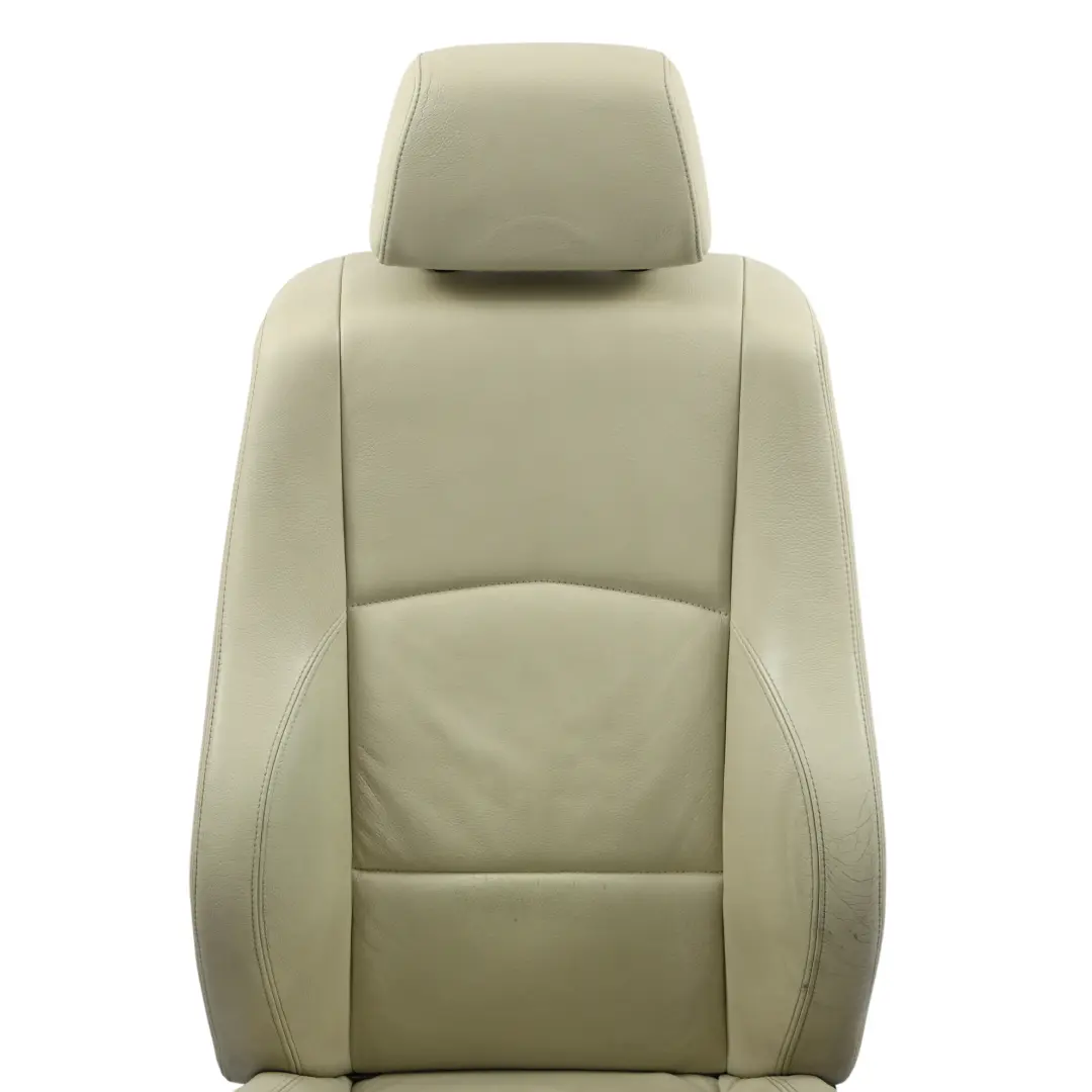 Front Sport Seat Left N/S Interior Heated Leather Boston Lemon to BMW E87 LCI with Part number 7251125 BMW E87 LCI Front Sport Seat Left N/S Interior Heated Leather Boston Lemon - SKU 7251125-2 - Part number 7251125