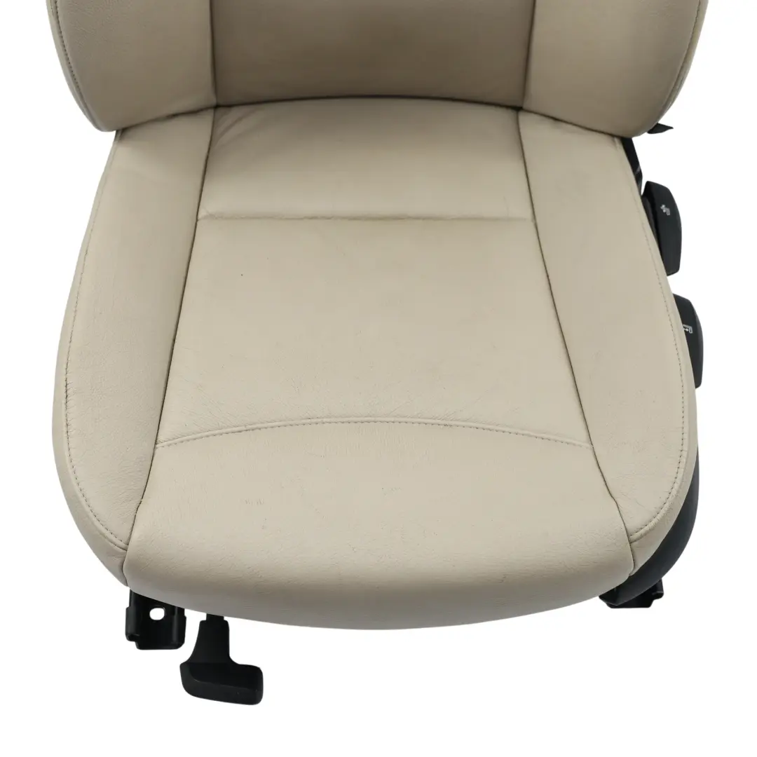 BMW E90 E91 LCI Asiento Delantero Izquierdo Interior Cuero Dakota Oyster - SKU 7257543-4 - Número de pieza 7257543